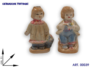 247 STATUINA BIMBA IN PORCELLANA CM 11