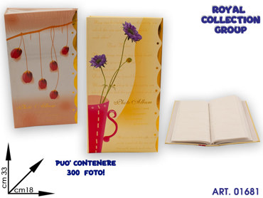 8192 ALBUM 300 PORTAFOTO COL ASS cm33x18