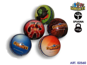 PALLONE GORMITI CARTOON SOFTBALL SPUGNA cm15