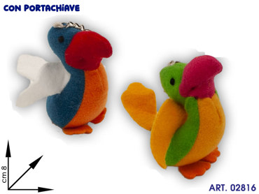 PELUCHE UCCELLINO COL cm8 95030041
