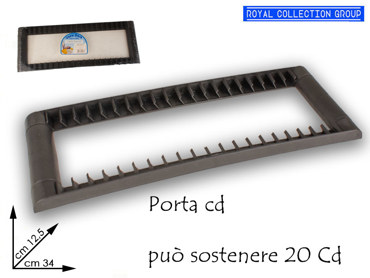 00207 PORTA CD DE LUX cm34x12,5