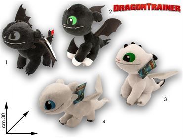 K041665 DRAGON TRAINER PELUCHE TG 3 CM 30