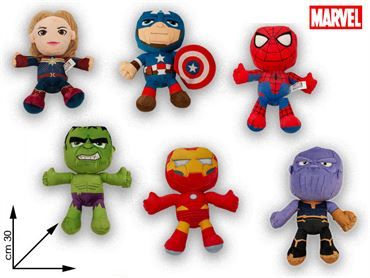 MARVEL EROI PELUCHE TG 3 ASS  CM 30
