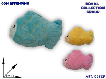 K250 K039 PESCE PELUCHE COL cm11 95030041