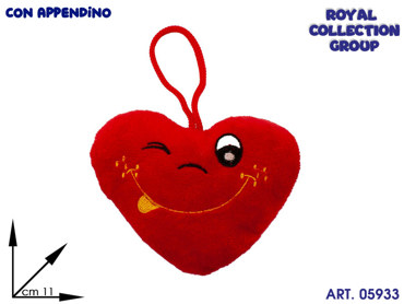 K259 CUORE PELUCHE SMILE cm11