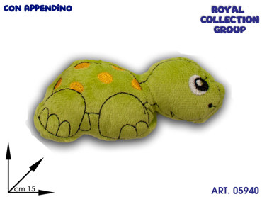 K253 TARTARUGA PELUCHE cm15