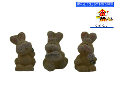 CONIGLIETTO CERAMICA 3 ASS cm6,5