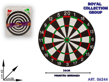 K161202 DARDO 15 '' DIAM 36 C/6 FRECCETTE  CM 43X38