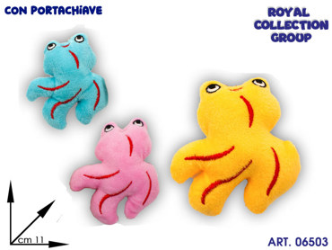 K1703 PIOVRA  PELUCHE P.CHIAVE COL ASS CM 11 95030041