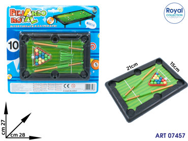 K122444 BLISTER BILIARDO  CM 28X27