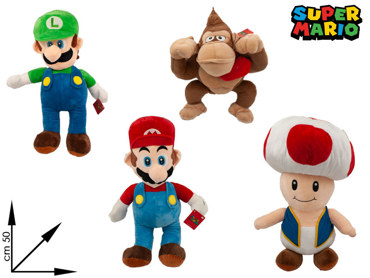 PELUCHE MARIO BROSS MIX  TG 7  CM 50