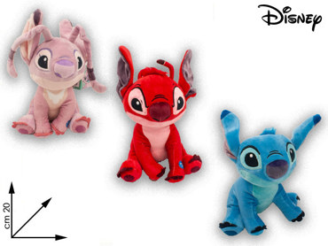STITCH PELUCHE 3 COL TG 2 CM 20