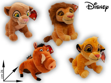 RE LEONE PELUCHE DISNEY TG 3  CM 26 ASS