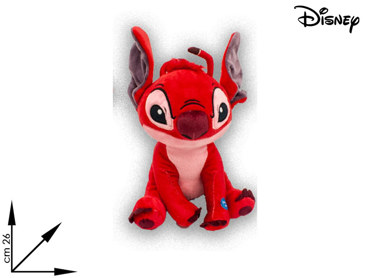 PELUCHE STITCH ROSSO TG 3 CM 26