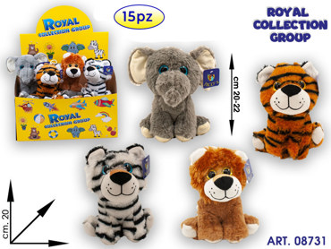 A1 20186E 20A  SAVANA PELUCHE 4 ASS  CM 20 DISPLAY 15 PZ