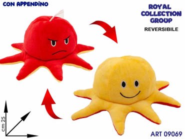 616707 JM9996 POLIPO PELUCHE REVERSIBILE CM 25