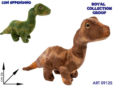 58393 DINOSAURO PELUCHE 2 ASS CM 24