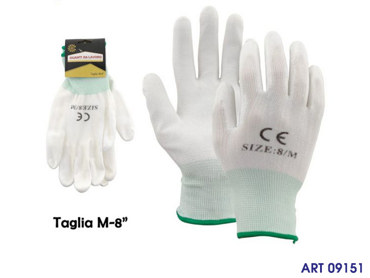 15315  GUANTI DA LAVORO BIANCO TG M