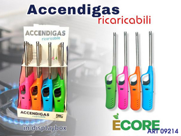 ACCENDIGAS CM 27 COL  DISPLAY 20 PZ
