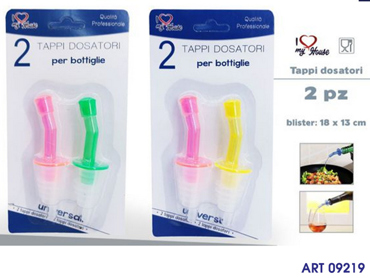 TAPPI DOSATORE 2 PZ IN BLISTER COL  CM 18.5X10