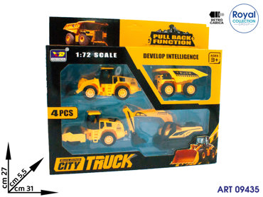 K1702367 CITY TRUCK 4 MEZZI RETROCARICA CM 31X27