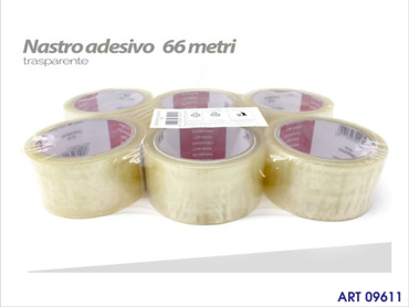 NASTRO ADESIVO 66 MT TRASP