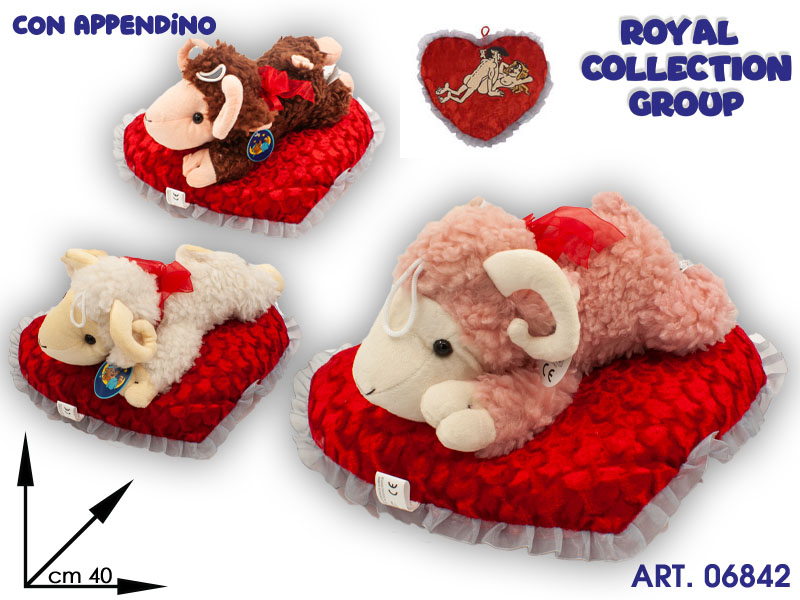 CUORE PELUCHE OCCHIALI ASS CM 16 - [8027456854041]