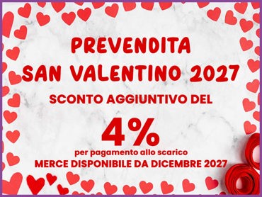 PREVENDITA SAN VALENTINO 2027