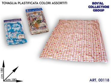 5131 TOVAGLIA PLASTICATA COL ASS cm180x180