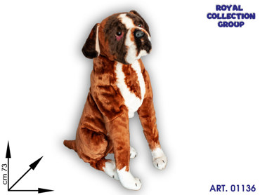 P6751-24 PELUCHE BOXER CANE cm73