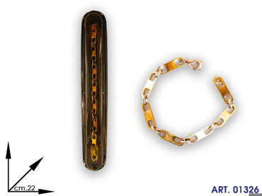 ART 122 BRACCIALE COLORE ORO cm22