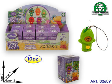 WINNIE POOH 3D C/CORD DISNEY 10PZ cm7x4,5x4,5