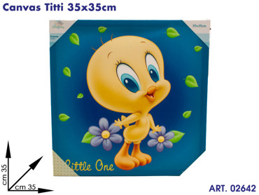 CN013010 QUADRO CANVASS TWEETY cm35x35