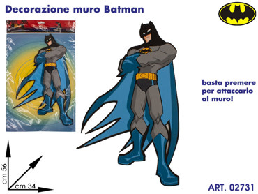 SM 043001 DECORAZIONE BATMAN cm56x34