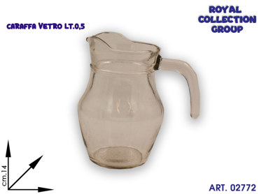 RO 75 CARAFFA VETRO LT 0,5