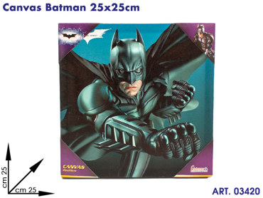 CN013005 QUADRO CANVASS BATMAN cm25x25