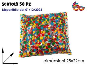 3003 BUSTA CORIANDOLI LUSSO cod.00200 25x22xm