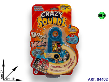 UP221819 CRAZY SOUND GAME BATTERIA cm27x19