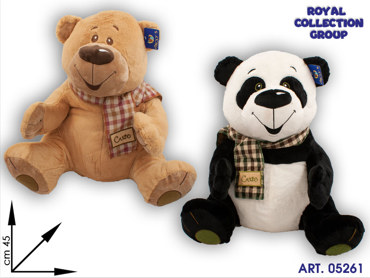 1029 TB13-040&046 PELUCHE ORSO-PANDA cm45 95030041