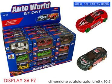 K096062 AUTOMOBILI ASS DISPLAY 36 PZ DIE CAST CM 11