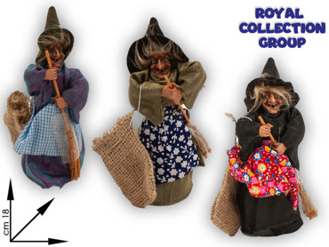 BEFANA CONO VESTITI ASS  CM 18