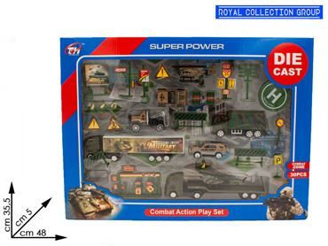 K085521 SET COMBAT ACTION  DIE CAST  CM 48X35.5