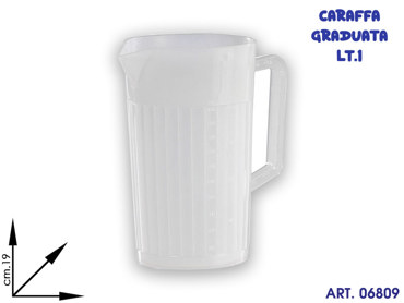 147 CARAFFA GRADUATA 1 LT  CM 19