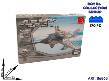 K129836  BUILD COSTRUZIONI AEREO ARMY PZ 168 22406 CM 22X15