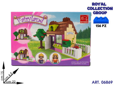 K129858  BUILD COSTRUZIONI FAIRY LAND PZ 156 24403 CM 22X15