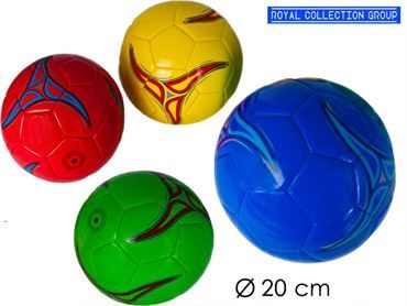 K1000 K190222 PALLONE SIMIL-CUOIO MIS 5    4 COL ASS