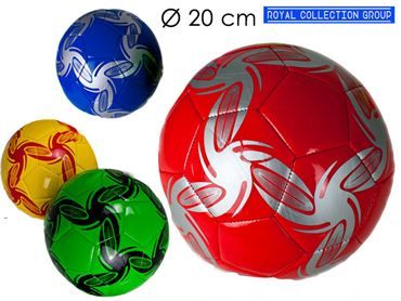 K1000 K190225 PALLONE SIMIL-CUOIO MIS 5    4 COL ASS