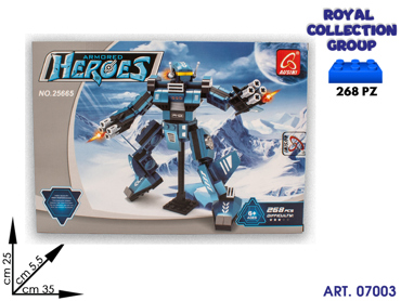 K490531  BUILD COSTRUZIONI HEROES PZ 268 25665 CM 35X25