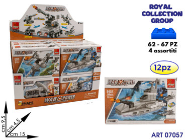 K310624 0459 BUILDING COSTRUZ WAR P(DISPLAY12 PZ) CM 15X9.5