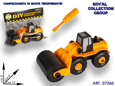 K4900860 AUTOMEZZO RULLO C/CACCIAVITE SMONTABILE CM 17